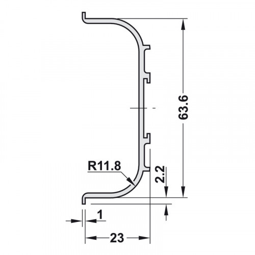 Uchwyt korytkowy poziomy C...
