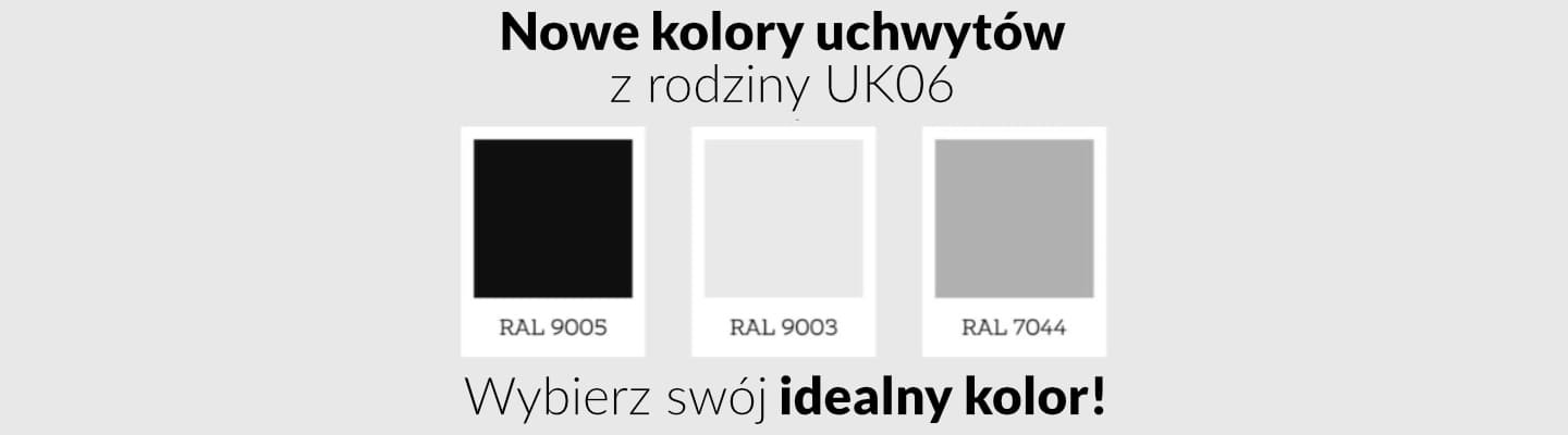 iForm - Meble kuchenne - nowe koloru uchwytyów UK6